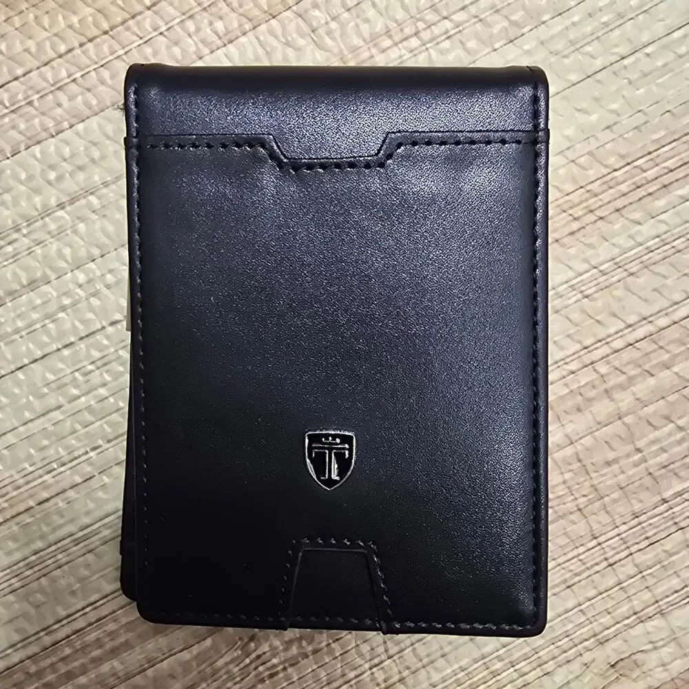 Men's TRAVANDO Wallet with Money Clip Bifold Credit Card Holder